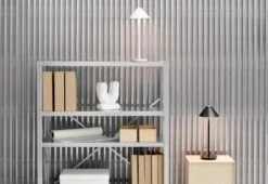 Louis Poulsen Keglen Table -Vitra Store Louis Poulsen Bjarke Ingels Group Keglen table lamp black and white