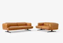 Inland AV23 Three-seater Sofa, 2022 -Vitra Store andtradition anderssen voll inland av23 sofa with cognac leather 9