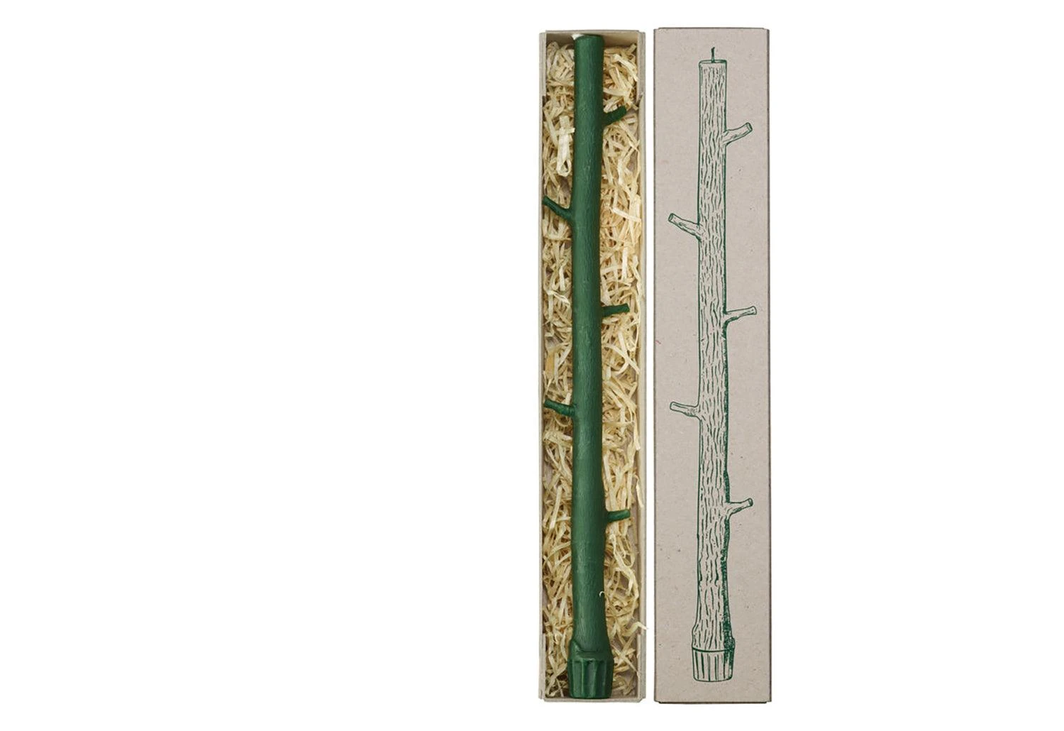 Branch Candle Terre Verte 1 Branch Candle Terre Verte