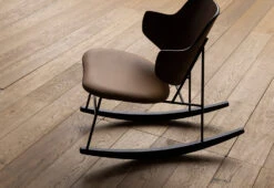 Menu Penguin Rocking Chair With Upholstered Seat, 1953 -Vitra Store menu ib kofod larsen penguin rocking chair upholstered 3