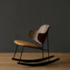 Menu Penguin Rocking Chair With Upholstered Seat, 1953