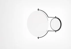 Orbit Mirror, 1981 -Vitra Store orbit mirror OMK1965 twentytwentyone black1
