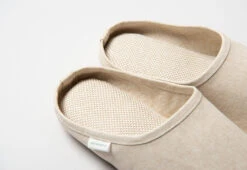 Sasawashi Slippers 20 Sasawashi Slippers -Vitra Store sasawashi moccasin slipper beige 5