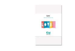 Love Folding Card -Vitra Store twentytwentyone Cut and Make LOVE Folding Card 1
