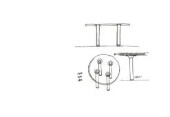 Smalto Table, 2019 -Vitra Store twentytwentyone Knoll Smalto Table 4