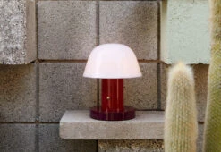 Setago, 2019 -Vitra Store twentytwentyone andtradition Jamie Heyon Setago maroon 2