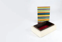 Candy Stripe Charm Box -Vitra Store twentytwentyone kevin stamper candy stripe vaneer box tray 3
