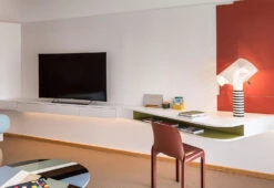 Artemide Shogun Table Lamp, 1985 -Vitra Store twentytwentyone mario botta shogun table lamp 3